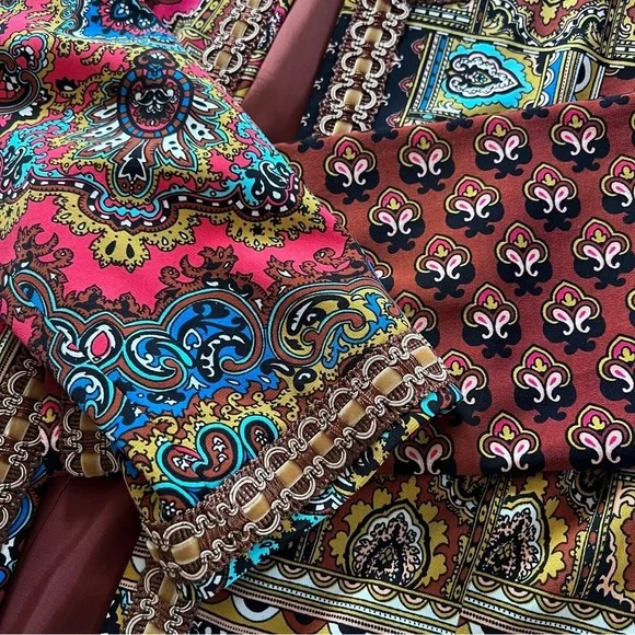 EUC Muse by Boston Proper Boho Maximalist Blazed size 4 - Picture 9 of 14